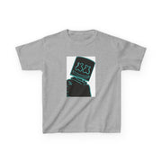 Black White Helmet DJ Neon Kids T-Shirt 3