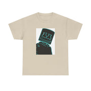 Black White Helmet DJ Neon T-Shirt 5