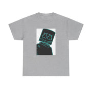 Black White Helmet DJ Neon T-Shirt 10