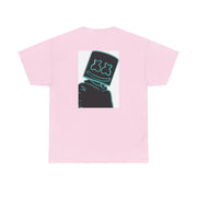 Black White Helmet DJ Neon T-Shirt 8