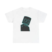 Black White Helmet DJ Neon T-Shirt 2