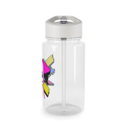 Neon Logo White Helmet DJ Clear Water Bottle 4