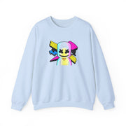Neon Logo White Helmet DJ Sweatshirt 9