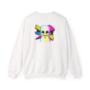 Neon Logo White Helmet DJ Sweatshirt 2