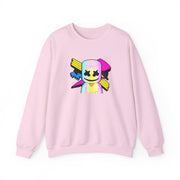 Neon Logo White Helmet DJ Sweatshirt 7
