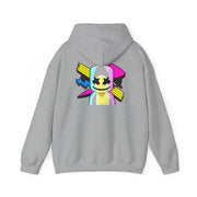 Neon Logo White Helmet DJ Hoodie 4