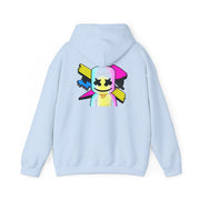 Neon Logo White Helmet DJ Hoodie 10