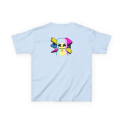 Neon Logo White Helmet DJ Kids T-Shirt 6