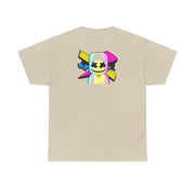 Neon Logo White Helmet DJ T-Shirt 6