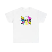 Neon Logo White Helmet DJ T-Shirt 2