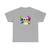 Neon Logo White Helmet DJ T-Shirt 10