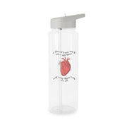 Don't Waste Your Time On Me Clear Water Bottle 7