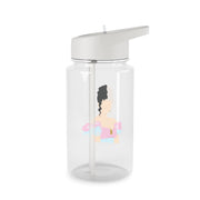Blue And Pink Dress Clear Water Bottle 2