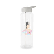 Blue And Pink Dress Clear Water Bottle 7