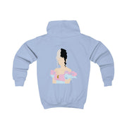 Blue And Pink Dress Kids Hoodie 6