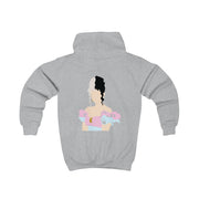 Blue And Pink Dress Kids Hoodie 4