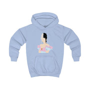 Blue And Pink Dress Kids Hoodie 5