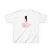 Blue And Pink Dress Kids T-Shirt 2