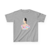 Blue And Pink Dress Kids T-Shirt 3