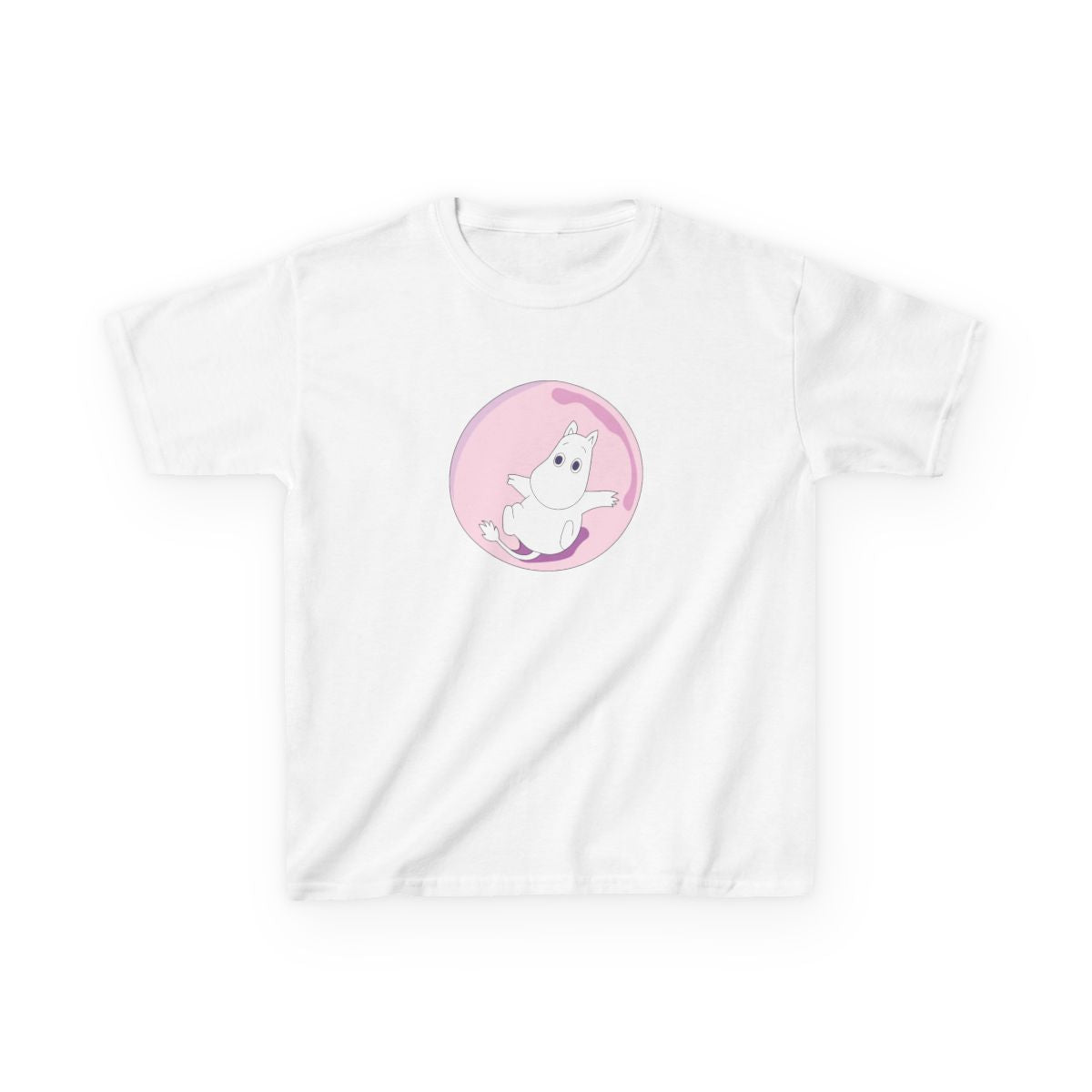 Moomin In A Pink Bubble  Kids T-Shirt