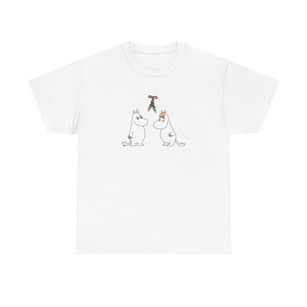 Mistletoe Mooms  T-Shirt White Front