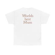Worlds Best Mum - Floral Mother's Day T-Shirt 3