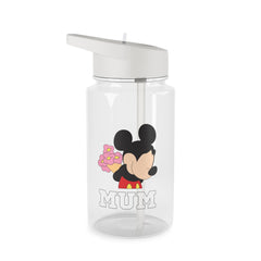 Mouse Mum  Clear Water Bottle