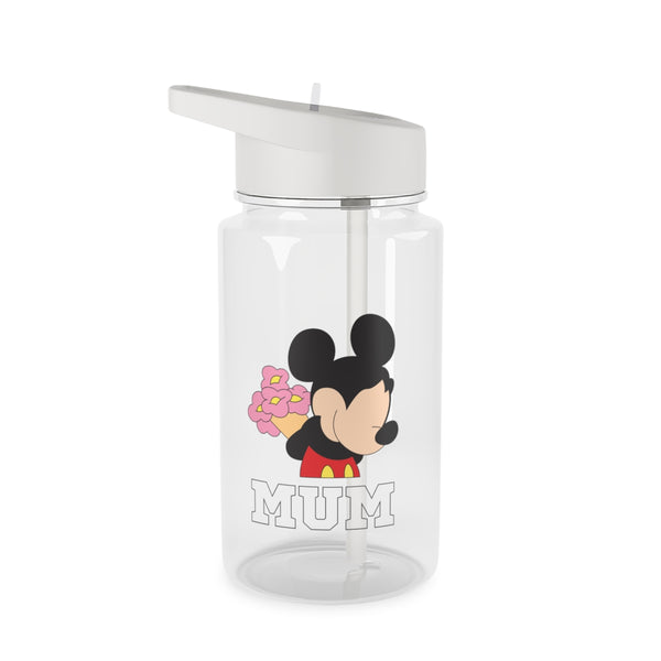 Mouse Mum  Clear Water Bottle