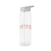 Floral Varsity Mum Clear Water Bottle 7