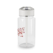Floral Varsity Mum Clear Water Bottle 4