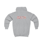 Floral Varsity Mum Kids Hoodie 4