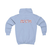 Floral Varsity Mum Kids Hoodie 8