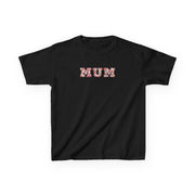 Floral Varsity Mum Kids T-Shirt 5