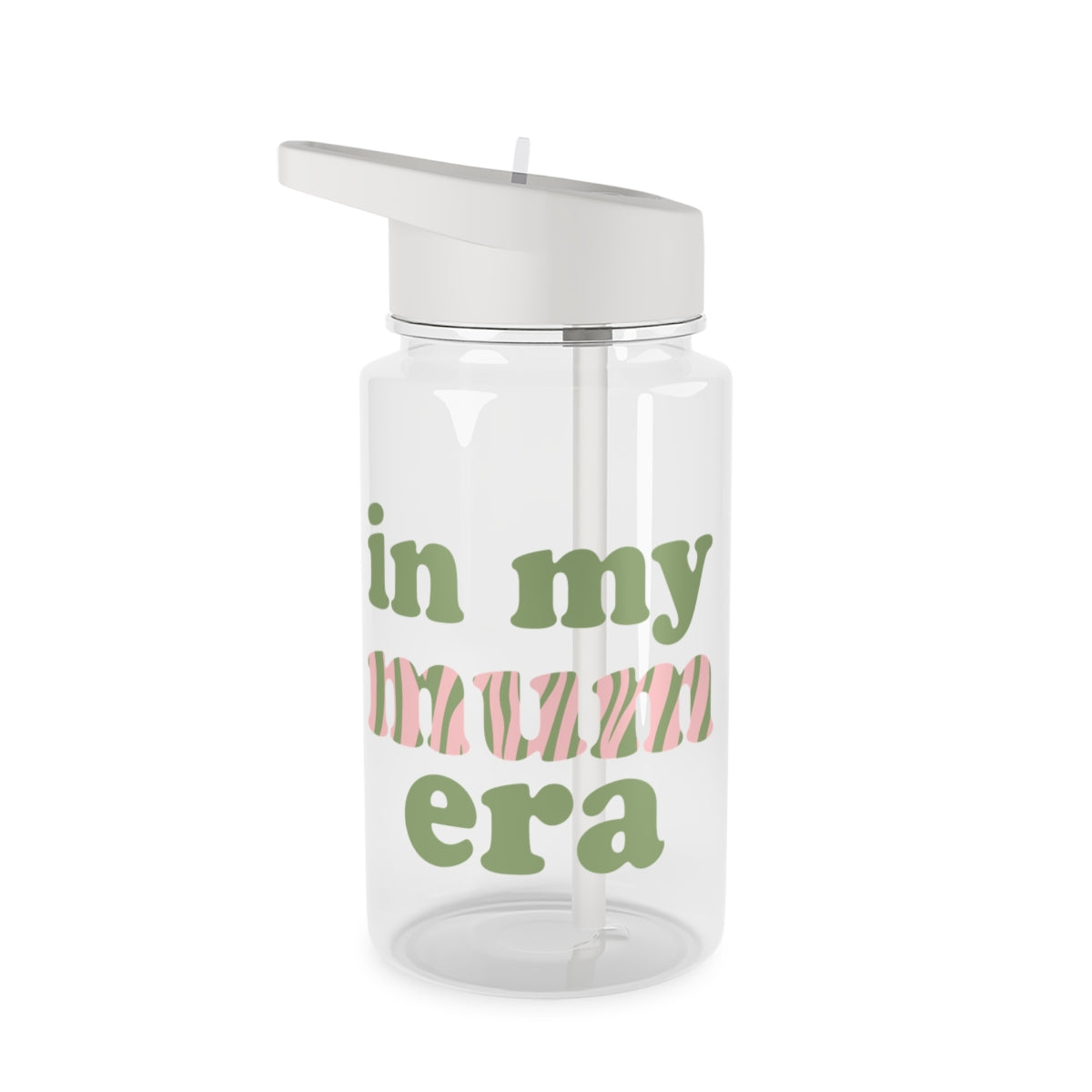 In My Mum Era Clear Water Bottle