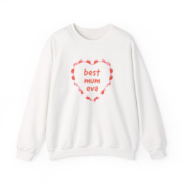 Best Mum Eva Sweatshirt White Front