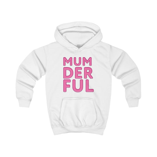 Mumderful Kids Hoodie White Front