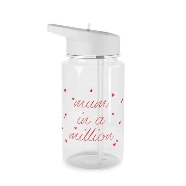 Mum In A Million Clear Water Bottle
