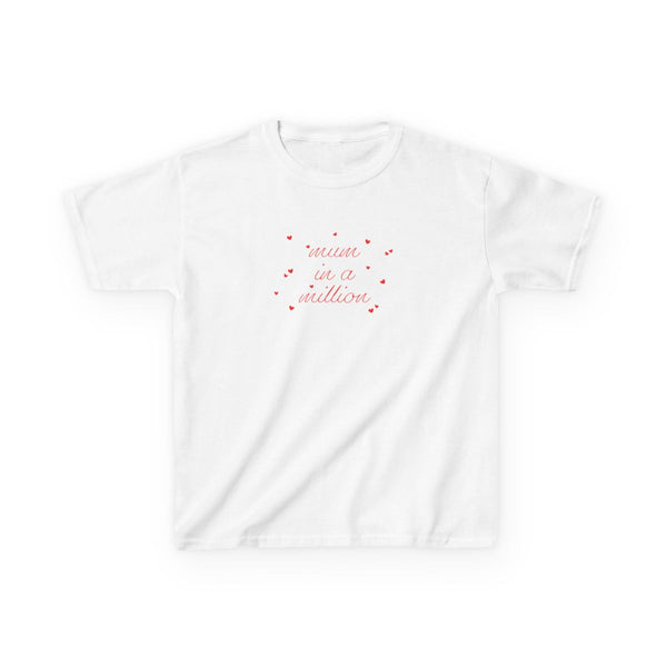 Mum In A Million Kids T-Shirt White Front