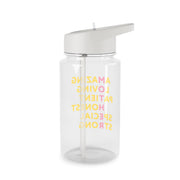 Mother Anagram Clear Water Bottle 2