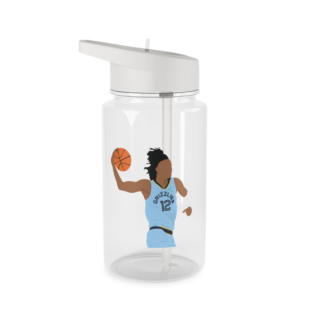 Morant - Basketball Clear Water Bottle