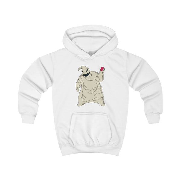 Oogie Boogie Green - TNBC Kids Hoodie White Front