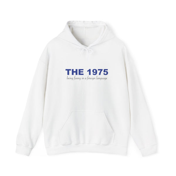 Being Funny - The 1975 Hoodie White Front