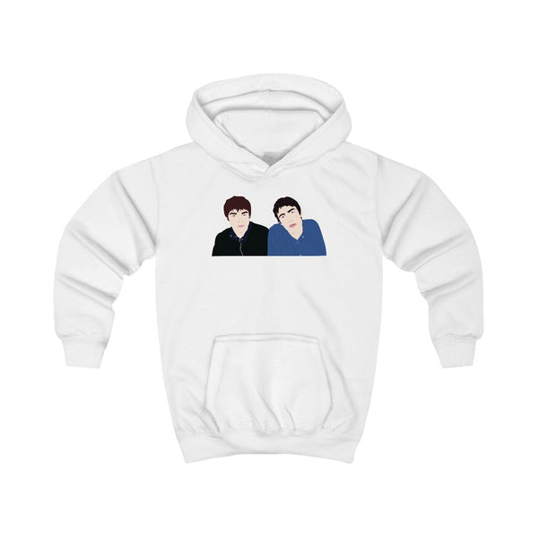 The Gallaghers Kids Hoodie White Front