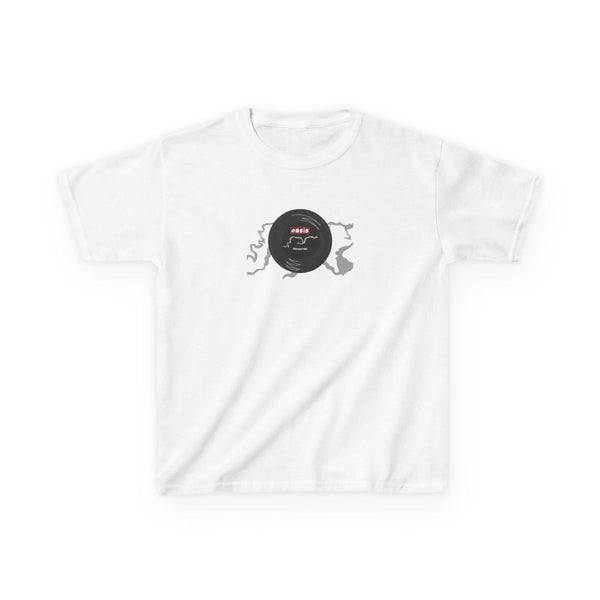 Wonderwall Record Kids T-Shirt White Front