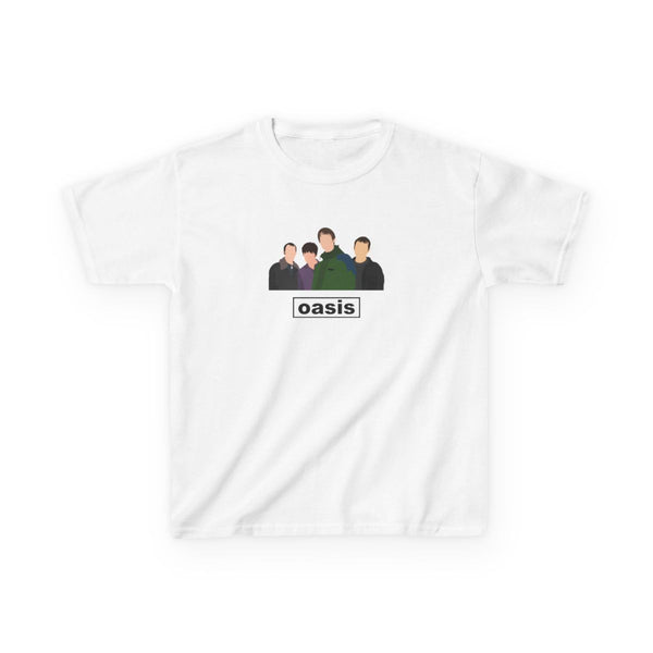 Rock Band Members Kids T-Shirt White Front