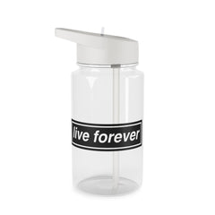 Live Forever Clear Water Bottle