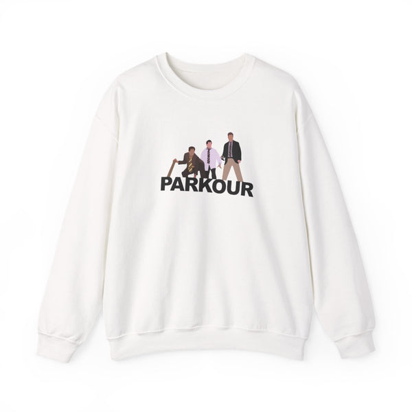 Parkour Sweatshirt White Front