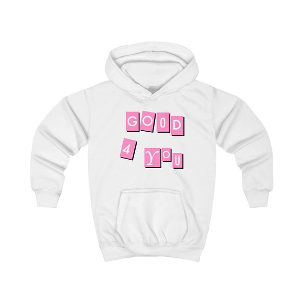 Well Good For You - Olivia Kids Hoodie White Front