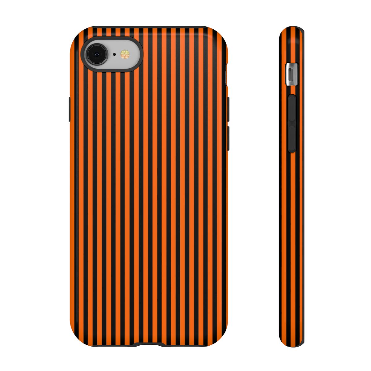 Orange & Black Stripe Phone Case