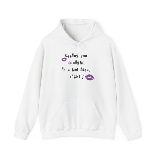 Seeing You Tonight - Olivia Hoodie White Front